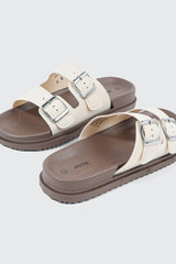 Double Band Slide Sandals