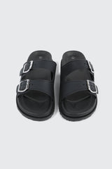 Double Band Slide Sandals