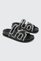 Double Band Slide Sandals