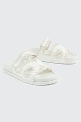Double Band Slide Sandals
