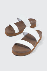 Platform Slide Sandals