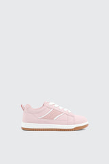 Faux Suede Lace Up Sneakers