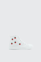 High Top Sneakers with Embroideries