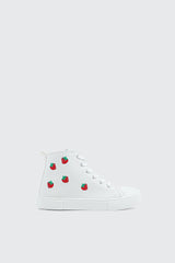 High Top Sneakers with Embroideries