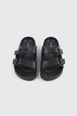 Two-Strap Slide Sandals