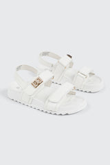 Lug Sole Double Strap Sandals