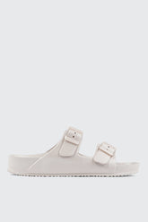 Double Band Slide Sandals