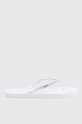 Rhinestone Straps Flip Flops