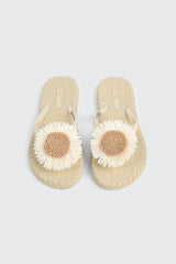 Jelly Floral Flip Flops
