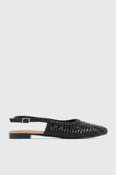 Pointed Toe Slingback Flats
