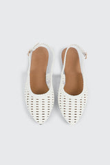 Pointed Toe Slingback Flats