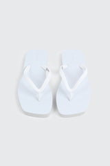 Minimal Square Toe Flip Flops