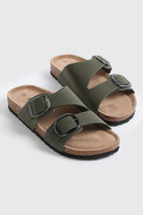 Double Buckle Sandals
