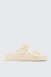 Two-Strap Slide Sandals