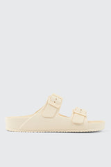 Two-Strap Slide Sandals