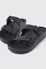 Two-Strap Slide Sandals