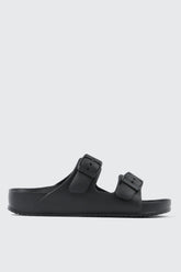 Two-Strap Slide Sandals