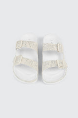 Two-Strap Slide Sandals