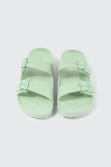 Two-Strap Slide Sandals