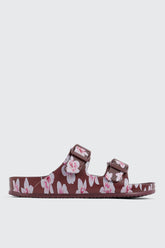 Two-Strap Slide Sandals