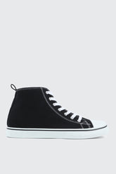 High Top Toe Cap Sneakers