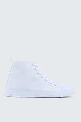High Top Toe Cap Sneakers