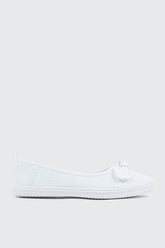 Slip On Sneakers with Bow