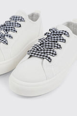 Canvas Lace Up Sneakers