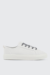 Canvas Lace Up Sneakers