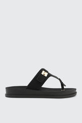 Round Toe T Strap Sandals