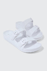 Two-Strap Slide Sandals