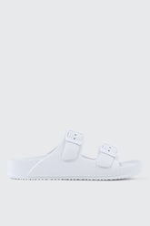 Two-Strap Slide Sandals
