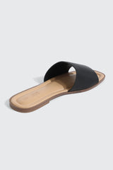 Square Toe Slide Sandals