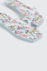 Starfish Charm Flip Flops