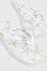 Starfish Charm Flip Flops