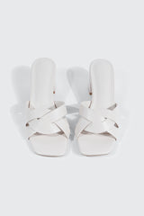 Braided Strap Heel Sandals