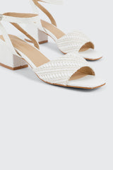 Square Toe Block Heel Sandals