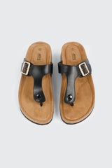 Cork T-Strap Sandals