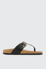 Cork T-Strap Sandals