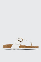 Cork T-Strap Sandals