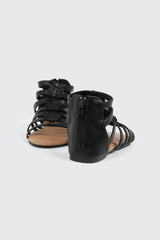 Glitter Butterfly Gladiator Sandals