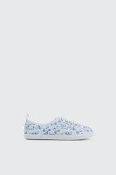 Floral Lace up Sneakers