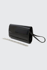 Patent Faux Leather Clutch