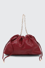 Faux Leather Shoulder Bag