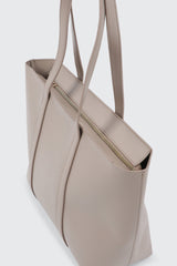 Faux Leather Tote Bag