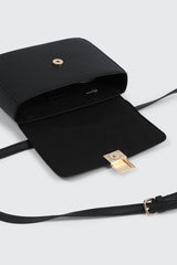 Faux Leather Crossbody Bag