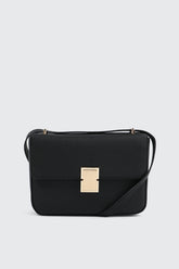 Faux Leather Crossbody Bag