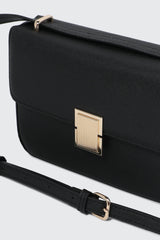 Faux Leather Crossbody Bag