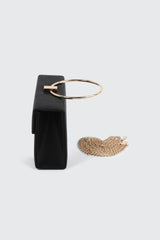 Ring Handle Evening Bag