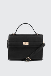 Faux leather Square Handbag